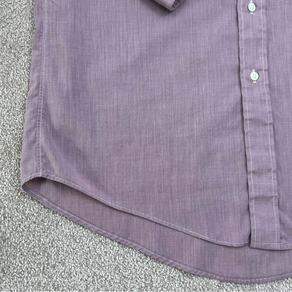 Vintage Christian Dior Shirt Adult Neck 15.5 Pink Button Up Designer Preppy Men - Picture 6 of 12